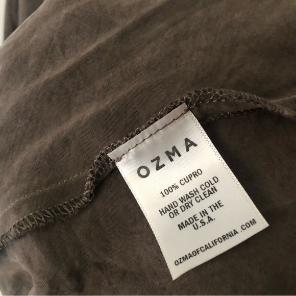 OZMA Anaise Maxi Slip Dress Cupro in Tobacco Size Large - Picture 11 of 15